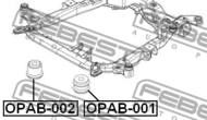 OPAB-002 - Tuleja belki silnika FEBEST /tylna/ OPEL ASTRA G/H/ZAFIRA A/B 98-