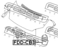 FDD-CB3 - Odbój maski FEBEST FORD FOCUS 04-08