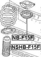 NSHB-F15F - Osłona amortyzatora FEBEST /przód/ NISSAN JUKE 10-