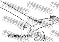 FDAB-CB1R - Tuleja belki FEBEST FORD FIESTA 08-
