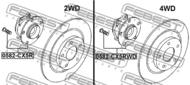0582-CX5RWD - Piasta koła FEBEST /tył/ MAZDA CX-5 11-