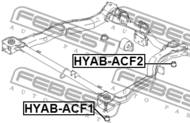 HYAB-ACF2 - Tuleja belki FEBEST HYUNDAI ACCENT/VERNA 99-13
