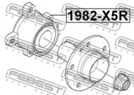 1982-X5R - Piasta koła FEBEST /tył/ BMW X5 E53 99-06