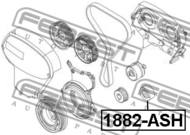 1887-ASH - Rolka rozrządu prowadząca FEBEST /zestaw / OPEL ASTRA 10-15