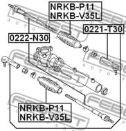 0222-N30 - Drążek kierowniczy FEBEST NISSAN R-NESSA 97-01