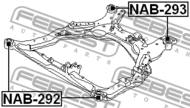 NAB-293 - Tuleja belki FEBEST NISSAN MURANO 02-07