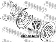 0482-GF4WDR - Piasta koła FEBEST /tył/ MITSUBISHI ASX 10-16