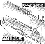 0221-F15RH - Końcówka kierownicza FEBEST /P/ NISSAN JUKE 10-