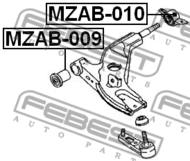 MZAB-009 - Tuleja wahacza FEBEST /przód przednia/ MAZDA 323 94-98