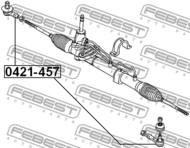 0421-457 - Końcówka kierownicza FEBEST MITSUBISHI LANCER 00-09