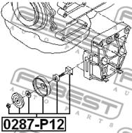 0287-P12 - Rolka napinacza FEBEST /zestaw/ NISSAN PRIMERA 01-07