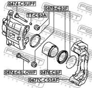 TT-CS3A - Tuleja zacisku FEBEST MITSUBISHI LANCER 00-09