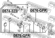 0575-GFR - Reperaturka zacisku FEBEST MAZDA 323 98-04