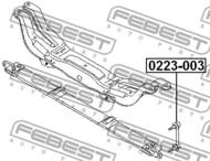 0223-003 - Łącznik stabilizatora FEBEST /tył/ NISSAN R-NESSA 97-01