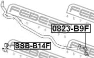 0823-B9F - Łącznik stabilizatora FEBEST /przód/ SUBARU TRIBECA 08-/LEGACY/OUTBACK/XV