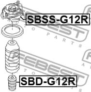 SBSS-G12R - Mocowanie amortyzatora FEBEST /tył/ SUBARU IMPREZA 07-11