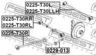 0225-T30L - Wahacz FEBEST /tył P/ NISSAN PRIMERA 01-07