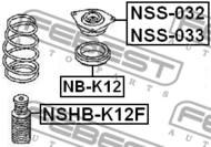 NSS-033 - Mocowanie amortyzatora FEBEST /przód L/ NISSAN TIIDA 05-12
