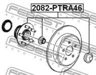 2082-PTRA46 - Piasta koła FEBEST /tył/ CHRYSLER PT CRUISER 01-09