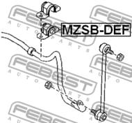 MZSB-DEF - Poduszka stabilizatora FEBEST /przód/ 18 MAZDA 2 DE 07-14