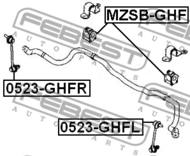 MZSB-GHF - Poduszka stabilizatora FEBEST /przód/ 22 MAZDA 6 08-13