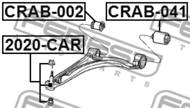 CRAB-041 - Tuleja wahacza FEBEST /tył/ /pływająca/ CHRYSLER PACIFICA 03-08