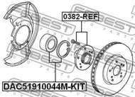 0382-REF - Łożysko koła -piasta FEBEST /przód/ HONDA CR-V 07-12