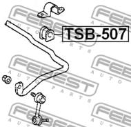 TSB-507 - Poduszka stabilizatora FEBEST /przód/ 24 TOYOTA AVENSIS 97-03