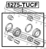 1275-TUCF - Reperaturka zacisku FEBEST HYUNDAI TUCSON 04-10