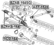 1622-164 - Drążek kierowniczy FEBEST DB ML 164 04-11