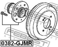 0382-GJMR - Piasta koła FEBEST /tył/ HONDA JAZZ/FIT 09-13