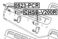 CHSB-V200R - Poduszka stabilizatora FEBEST /tył/ 16 CHEVROLET EPICA 07-15