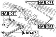 NAB-071 - Tuleja wahacza FEBEST NISSAN PATROL/SAFARI 97-06