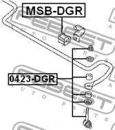0423-DGR - Łącznik stabilizatora FEBEST /tył/ MITSUBISHI CARISMA 95-03