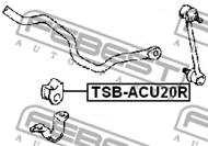 TSB-ACU20R - Poduszka stabilizatora FEBEST /tył/ 16 TOYOTA KLUGER 00-07