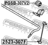 PGSB-307FV2 - Poduszka stabilizatora FEBEST /przód/ PSA BERLINGO 08-