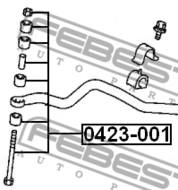 0423-001 - Łącznik stabilizatora FEBEST /przód/ MITSUBISHI LANCER 00-09