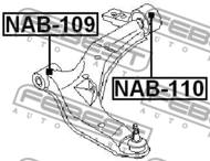 NAB-109 - Tuleja wahacza FEBEST /przód/ NISSAN PRIMERA 01-07