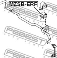 MZSB-ERF - Poduszka stabilizatora FEBEST /przód/ 27 MAZDA CX-7 06-12