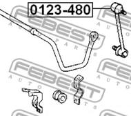 0123-480 - Łącznik stabilizatora FEBEST /tył/ TOYOTA CAMRY 01-06