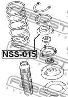 NSS-015 - Poduszka amortyzatora FEBEST /przód/ /bez łożyska/