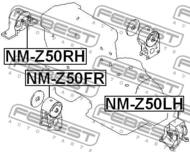 NM-Z50LH - Poduszka silnika FEBEST /L/ NISSAN MURANO 02-07