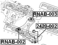 2420-002 - Sworzeń wahacza FEBEST /przód dolny/ RENAULT LAGUNA 07-15