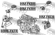 HM-FKRH - Poduszka silnika FEBEST /P/ HONDA CIVIC 06-12