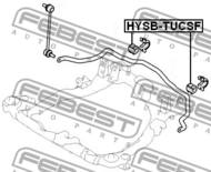 HYSB-TUCF248 - Poduszka stabilizatora FEBEST /przód/ 24 .8 HYUNDAI TUCSON 04-10