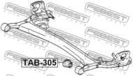 TAB-305 - Tuleja belki FEBEST TOYOTA YARIS 99-05