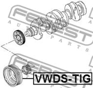 VWDS-TIG - Koło pasowe wału FEBEST VAG A3 03-13