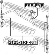 FSB-FYF - Poduszka stabilizatora FEBEST /przód/ 24 FORD TRANSIT 00-06
