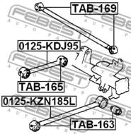 TAB-165 - Tuleja wahacza FEBEST TOYOTA LAND CRUISER PRADO 90 96-02