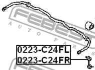 0223-C24FR - Łącznik stabilizatora FEBEST /przód P/ NISSAN SERENA 99-04
